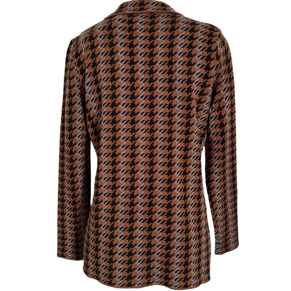 JOIE HOUNDSTOOTH KNIT BLAZER JACKET SZ XS NWT - Picture 4 of 4